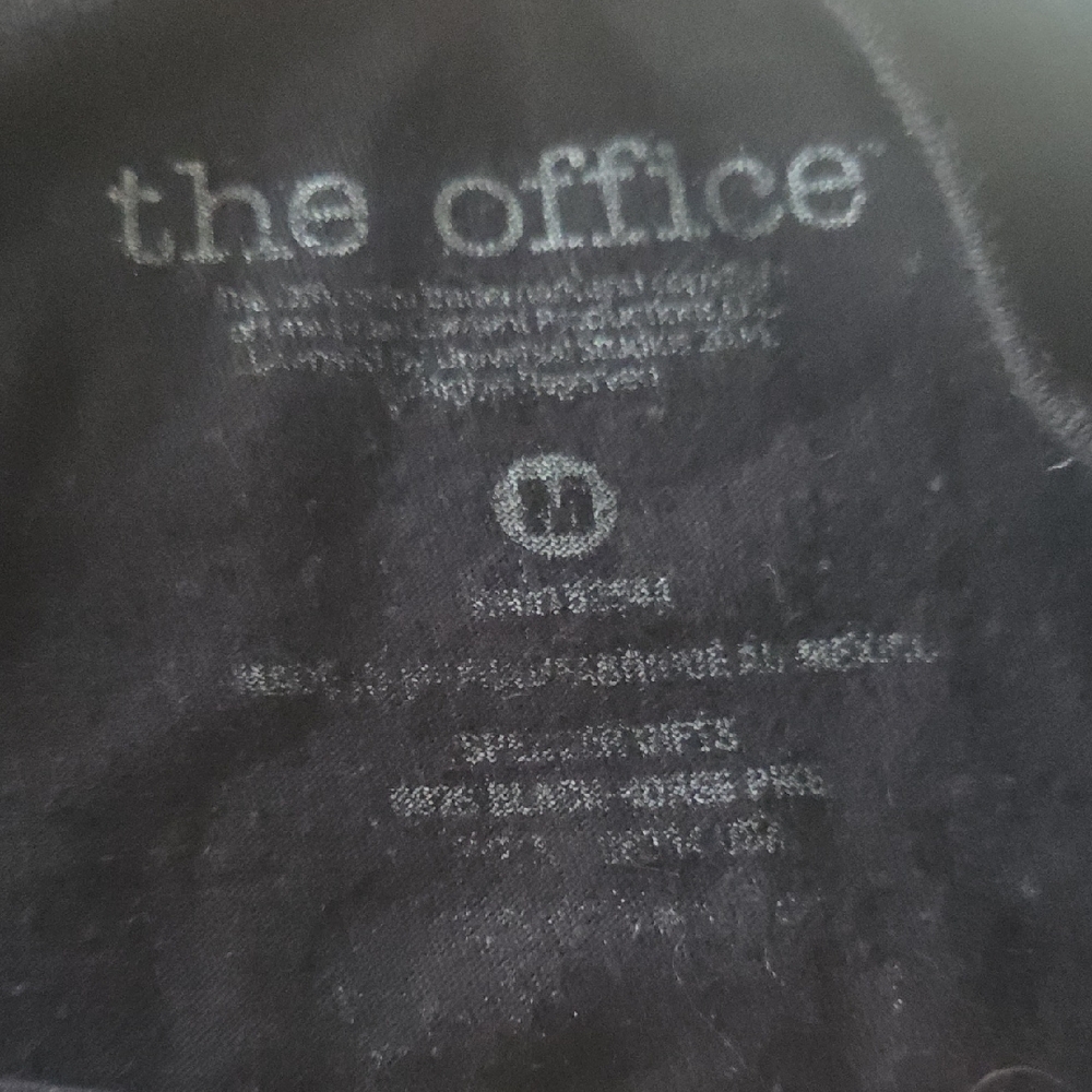 Black Graphic Tee with Bold Design - Picture 2 of 2